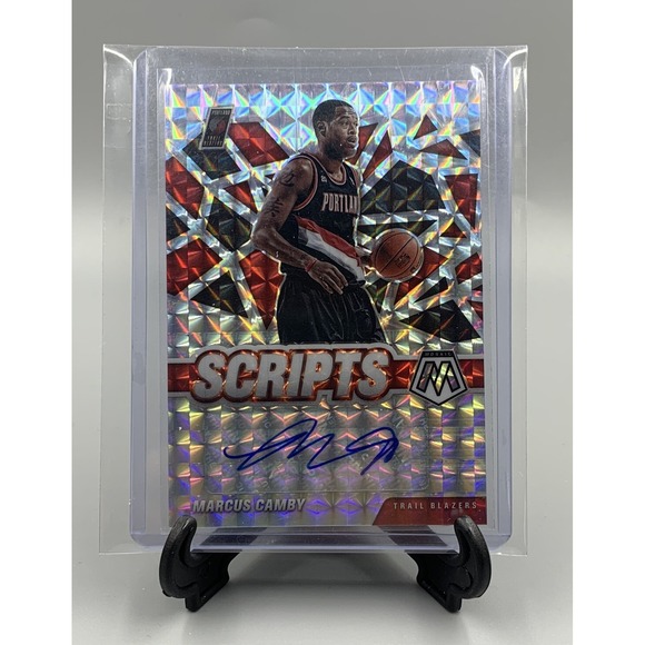 Other - 2020-21 Mosaic Marcus Camby Scripts Silver Auto Portland Trailblazers UMASS